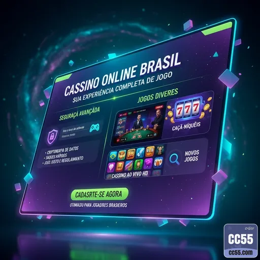 cc55 - interface premium - Cadastro na Plataforma